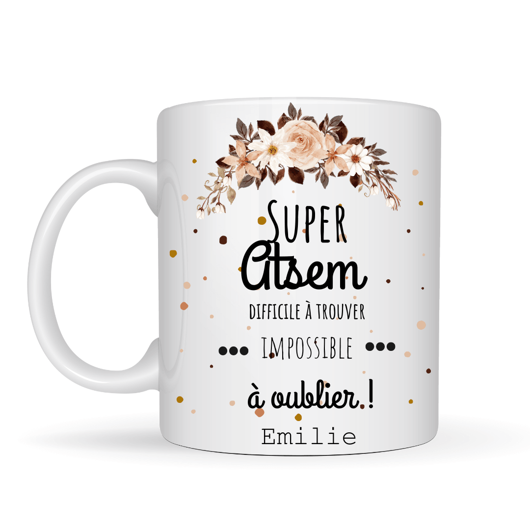 Mug personnalisé Super Nounou – Difficile à trouver