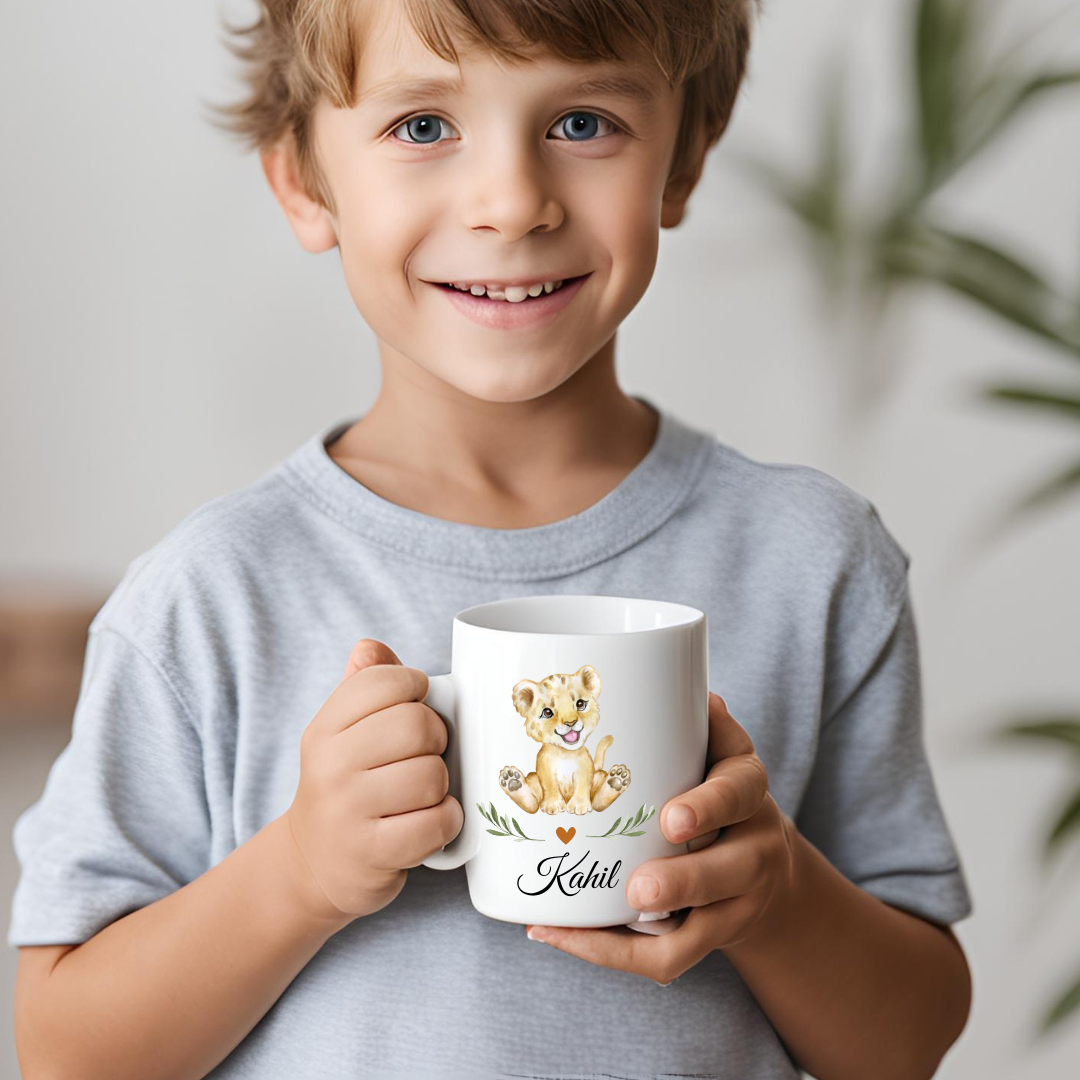 Mug Prénom enfant - Lionçeau