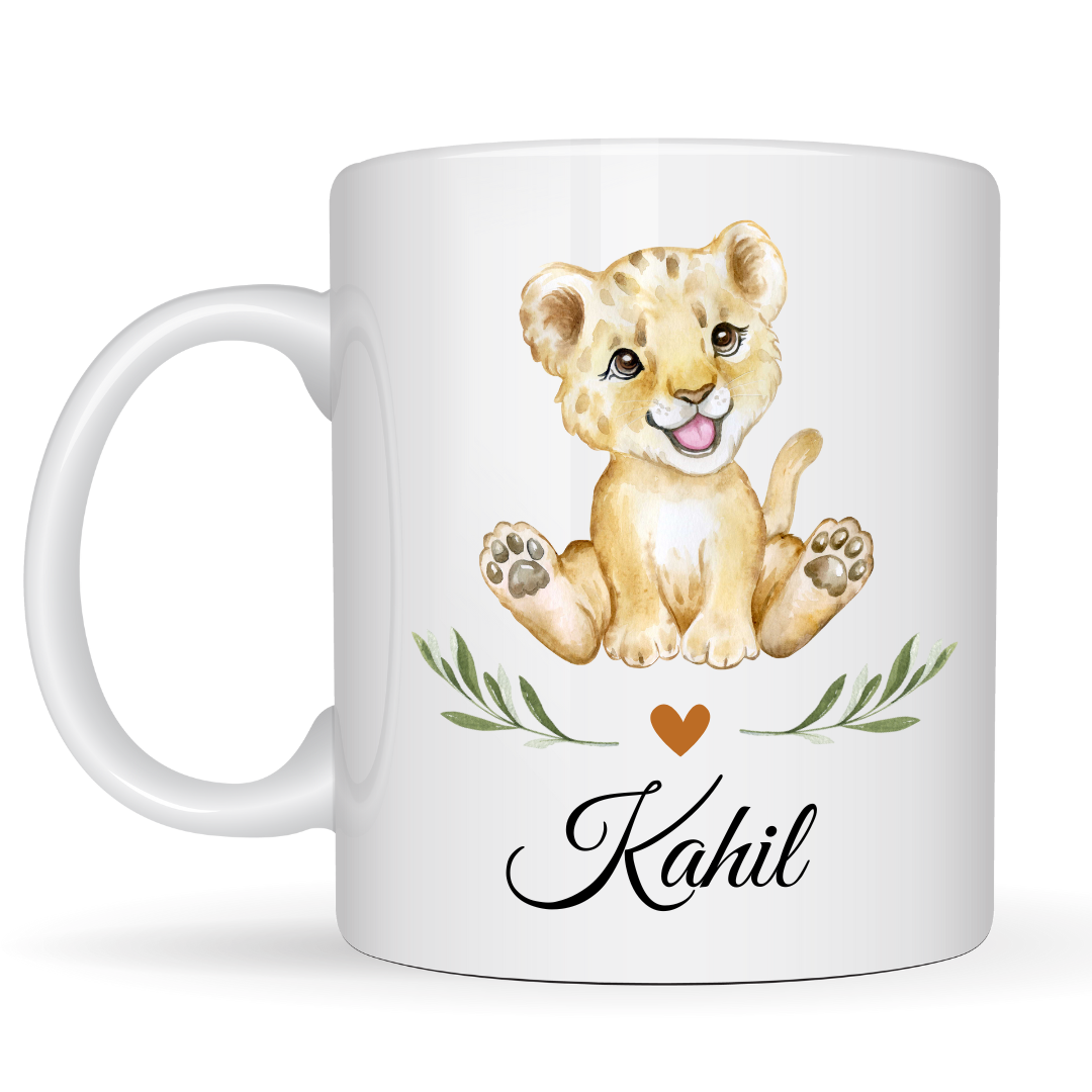 Mug Prénom enfant - Lionçeau