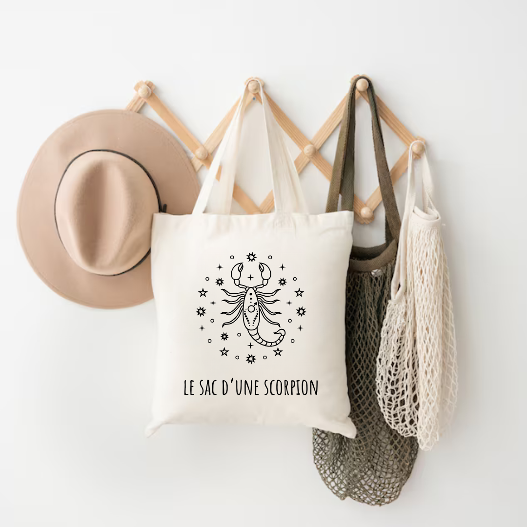 Tote bag en coton - Signe astrologique