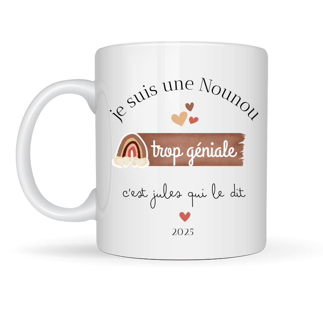 Mug personnalisé - Maîtresse trop géniale