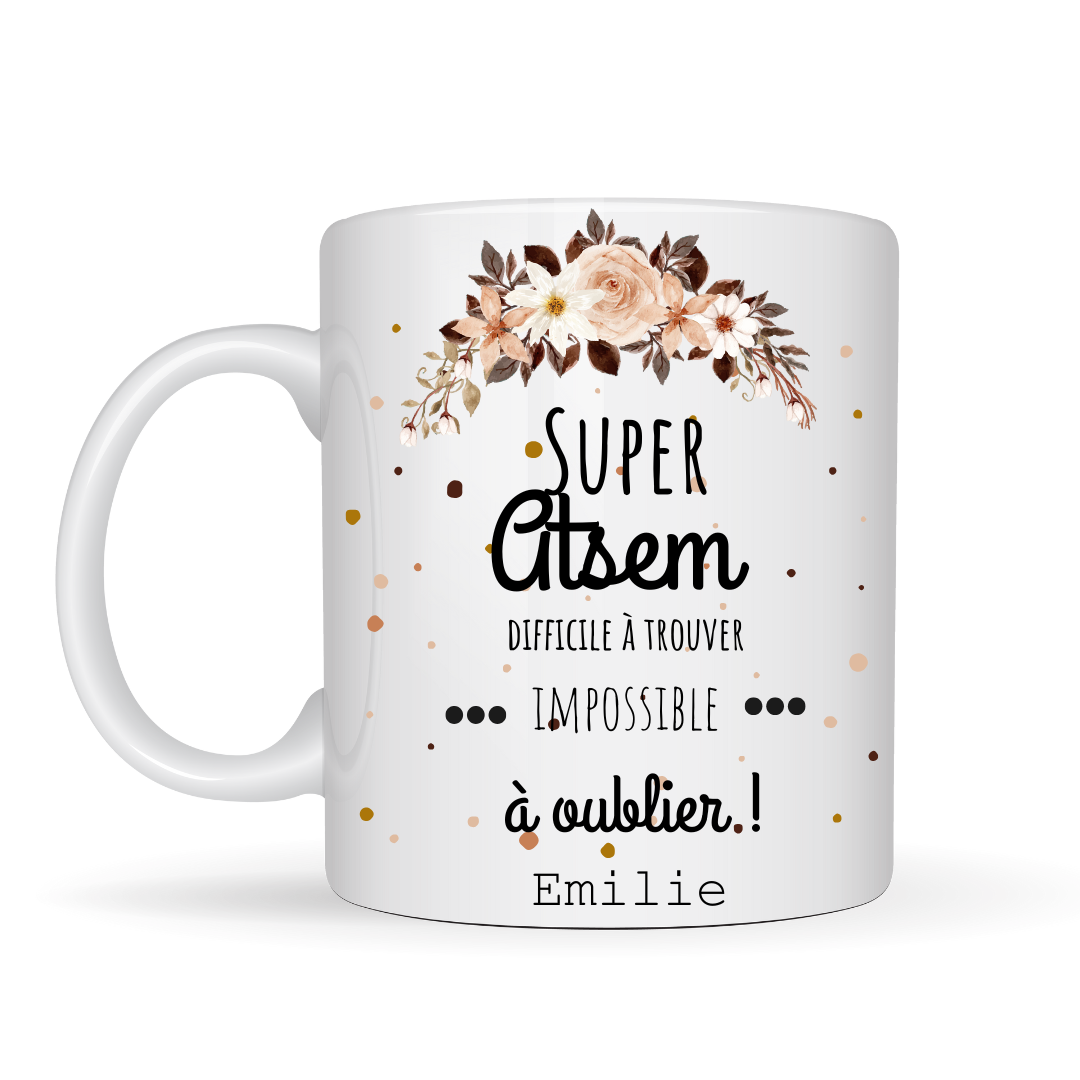 Mug personnalisé Super Atsem – Difficile à trouver