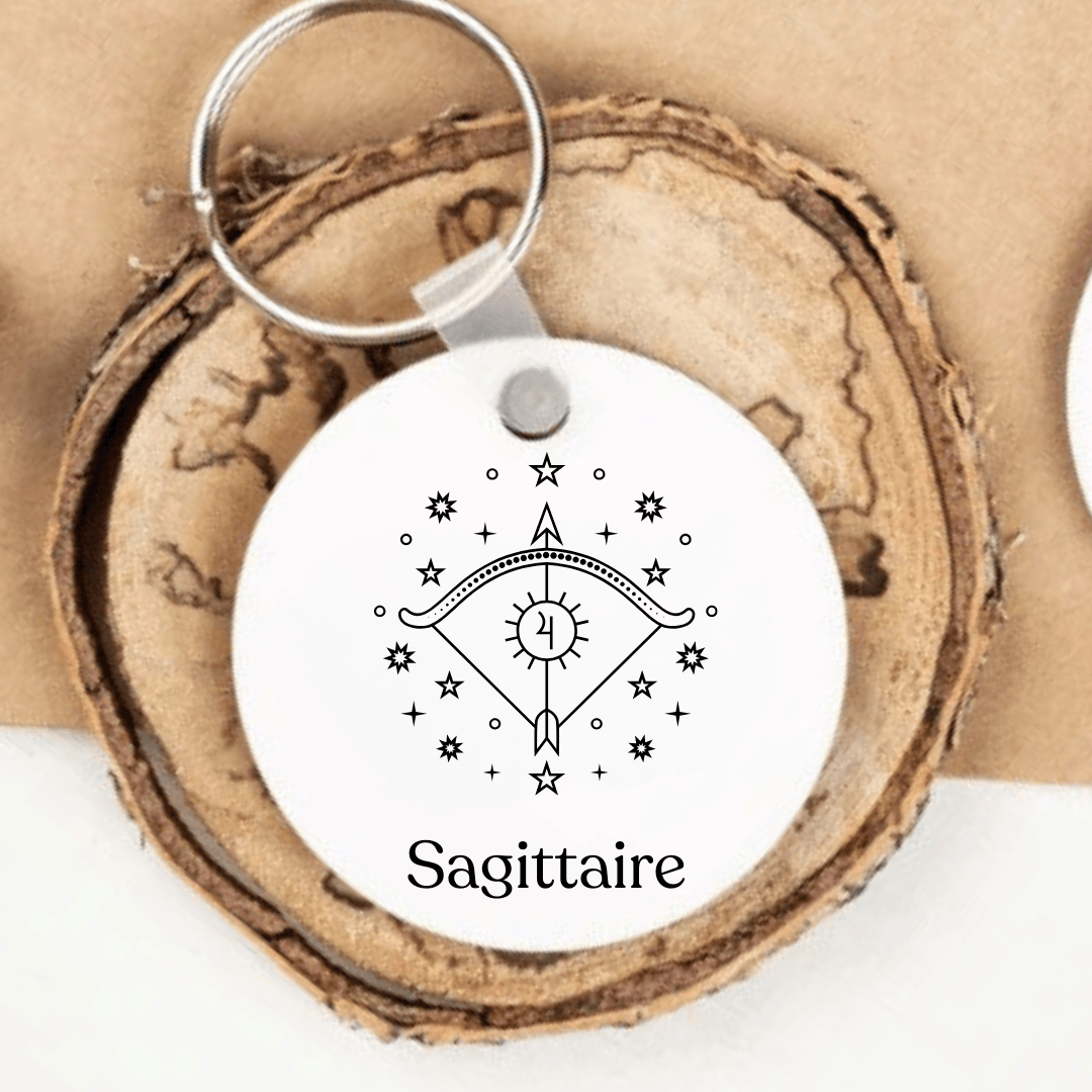 Porte-clé avec Signe Astrologique